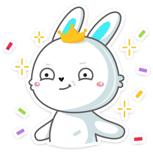 Telegram Sticker «Кролик Олег» ☺️
