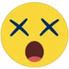 Вибер эмодзи  emoji 😵