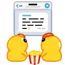 Utya tg website emoji 🍿