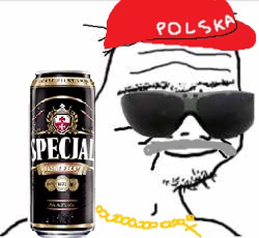 Стікер >that 30 year old boomer 🇵🇱