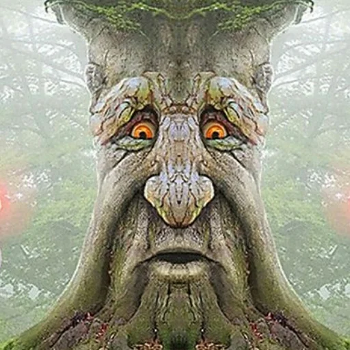 Стікер Telegram «Mудре Mістичне Дерево» 😏