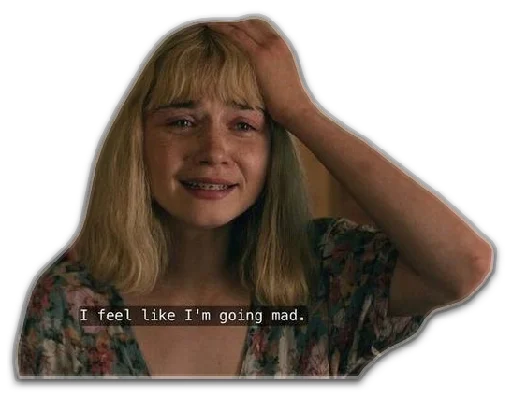 Стикер End of this f***ing world 😢