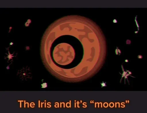 The iris emoji 😐