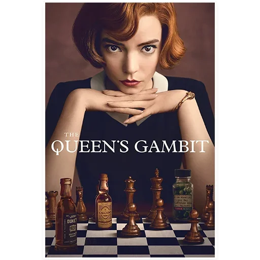 Telegram Sticker «The Queen's Gambit» 👸