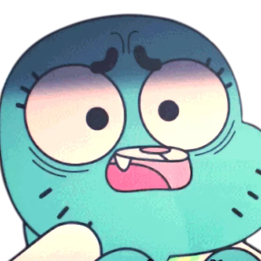 Емодзі The Amazing World Of Gumball 😨