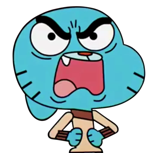 Емодзі The Amazing World Of Gumball 😠