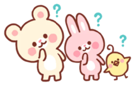 bear & bunny emoji ?