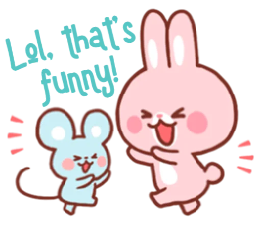bear & bunny  emoji 🤣