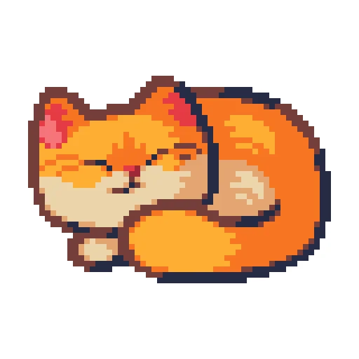 Telegram Sticker «thepixelcats» 😴