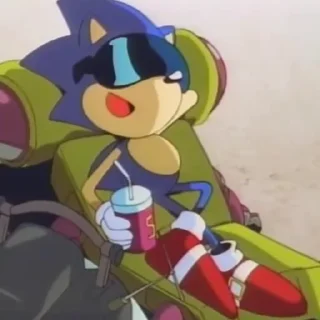 Sonic OVA 1996 sticker 😎