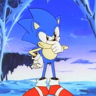 Sonic OVA 1996 sticker 🦾