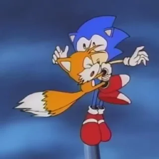 Sonic OVA 1996 stiker 🫳