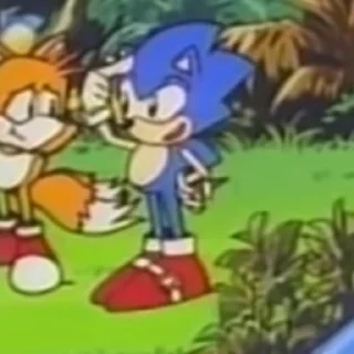Sonic OVA 1996 sticker 🤔