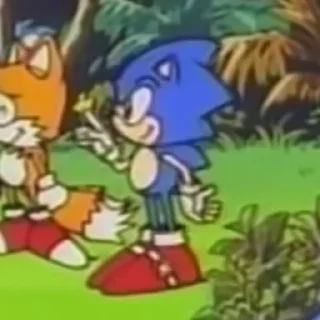 Стікер Sonic OVA 1996 🤷‍♀️