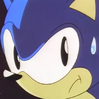 Sonic OVA 1996 sticker 💧
