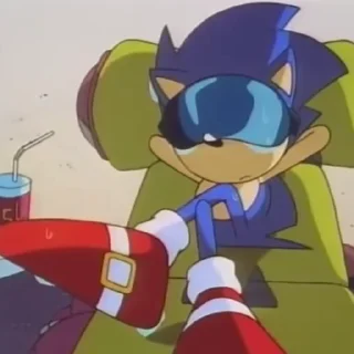 Sonic OVA 1996 sticker 😯