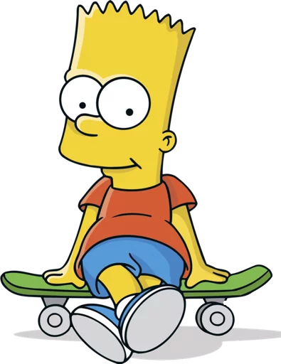 Стикер Telegram «The Simpsons» 😊