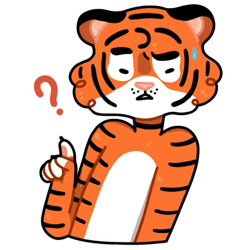 Telegram Sticker «Тигриные настроения» ?