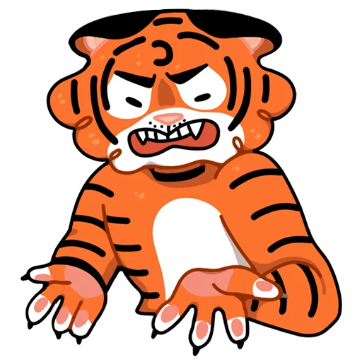 Telegram Sticker «Тигриные настроения» ?