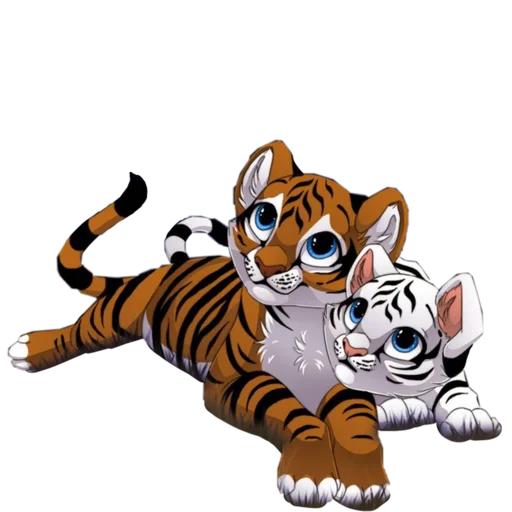 Tigers love stiker 🙄