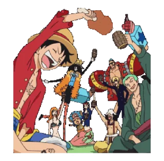 Емодзі One Piece 🥂