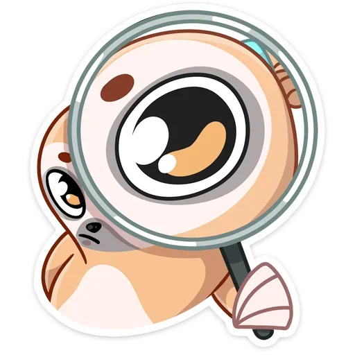 Telegram Sticker «Ленивец Тим » 🔎