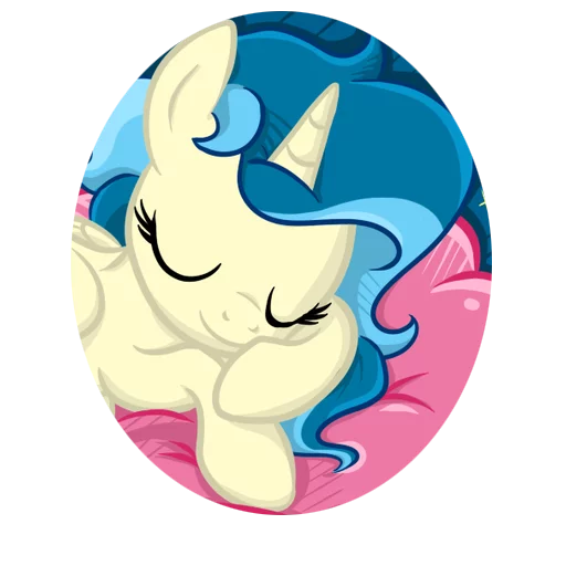 Telegram Sticker «my little pony» 😴