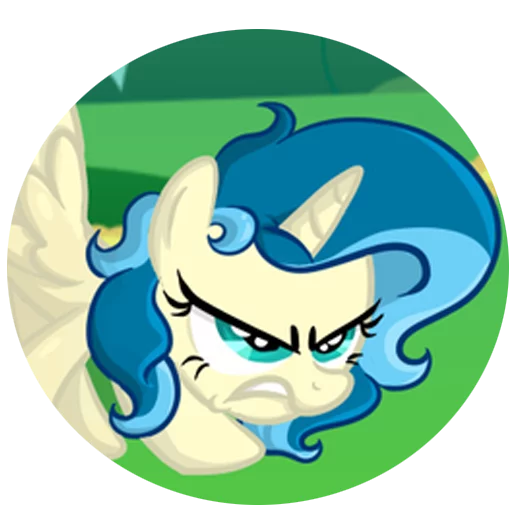 Telegram Sticker «my little pony» 😡