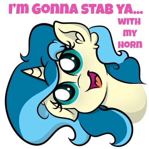 Telegram stiker «my little pony» 🙃