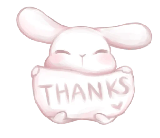 Bunny sticker 🐰