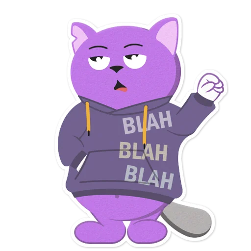 Telegram Sticker «Tobey the cat» 🤏