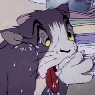 Емодзі Tom & Jerry  😓