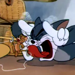 Емодзі Tom & Jerry  😱