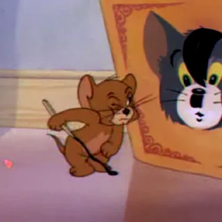 Tom & Jerry emoji 😠