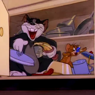 Эмодзи Tom & Jerry 😅
