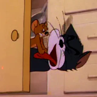 Tom & Jerry  stiker 😵