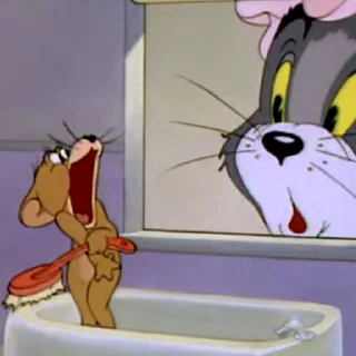 Стікер Tom & Jerry  🛁