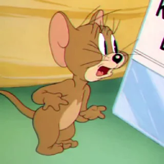 Tom & Jerry  sticker 😳
