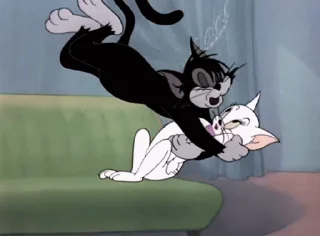 Емодзі Tom & Jerry 😗