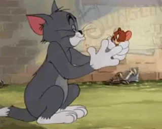 Tom & Jerry emoji 😘