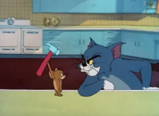 Tom & Jerry emoji 🔨