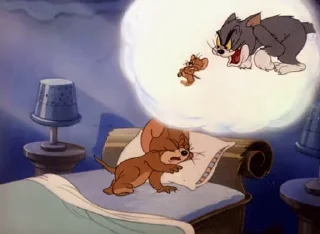 Tom & Jerry emoji 😳