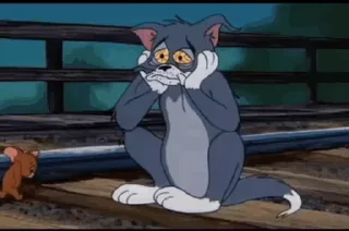Tom & Jerry emoji 😔