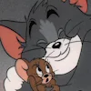 Tom and Jerry emoji 🤗
