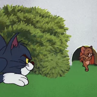 Tom and Jerry emoji 😘