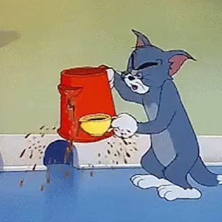 Tom and Jerry emoji ☕