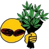 weed  emoji 💐