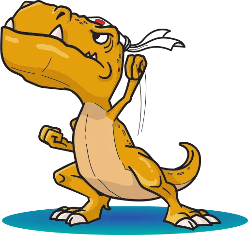 Эмодзи T-Rex 👍