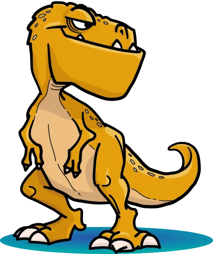 Telegram stiker «T-Rex» 😏