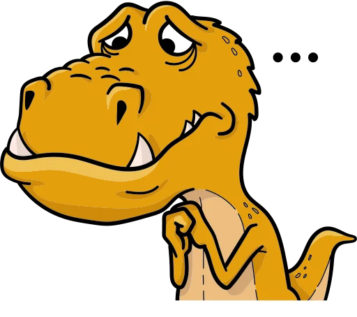 T-Rex emoji 😞